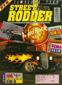 STREET RODDER 1991 FEB - FAT FORD GETS IFS & RACK-N-PINION, SUBFRAME SWAP